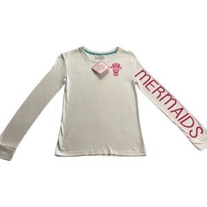 CHUBBY MERMAID “Save The Manatees” Girls Medium Long Sleeve Top